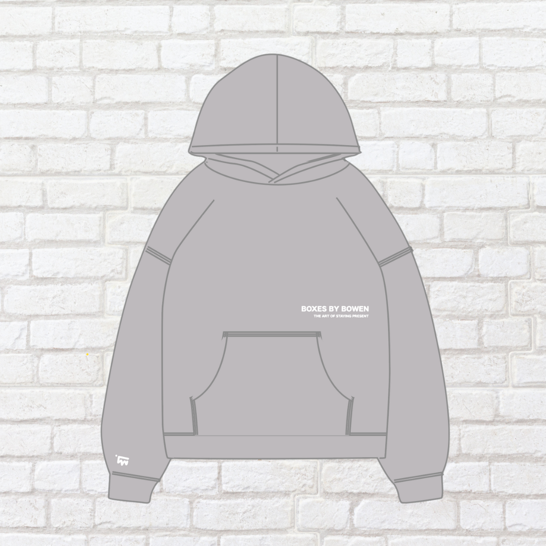 The Art of Staying Present Hood - STONE