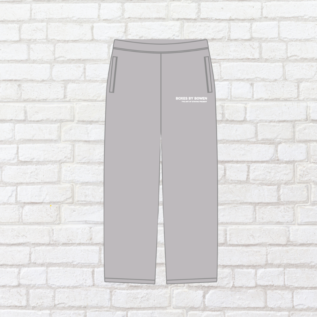 The Art of Staying Present Trackpants - STONE
