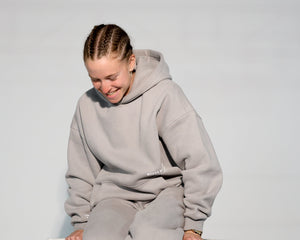 The Art of Staying Present Hood - STONE