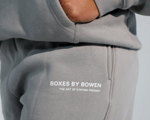 The Art of Staying Present Trackpants - STONE