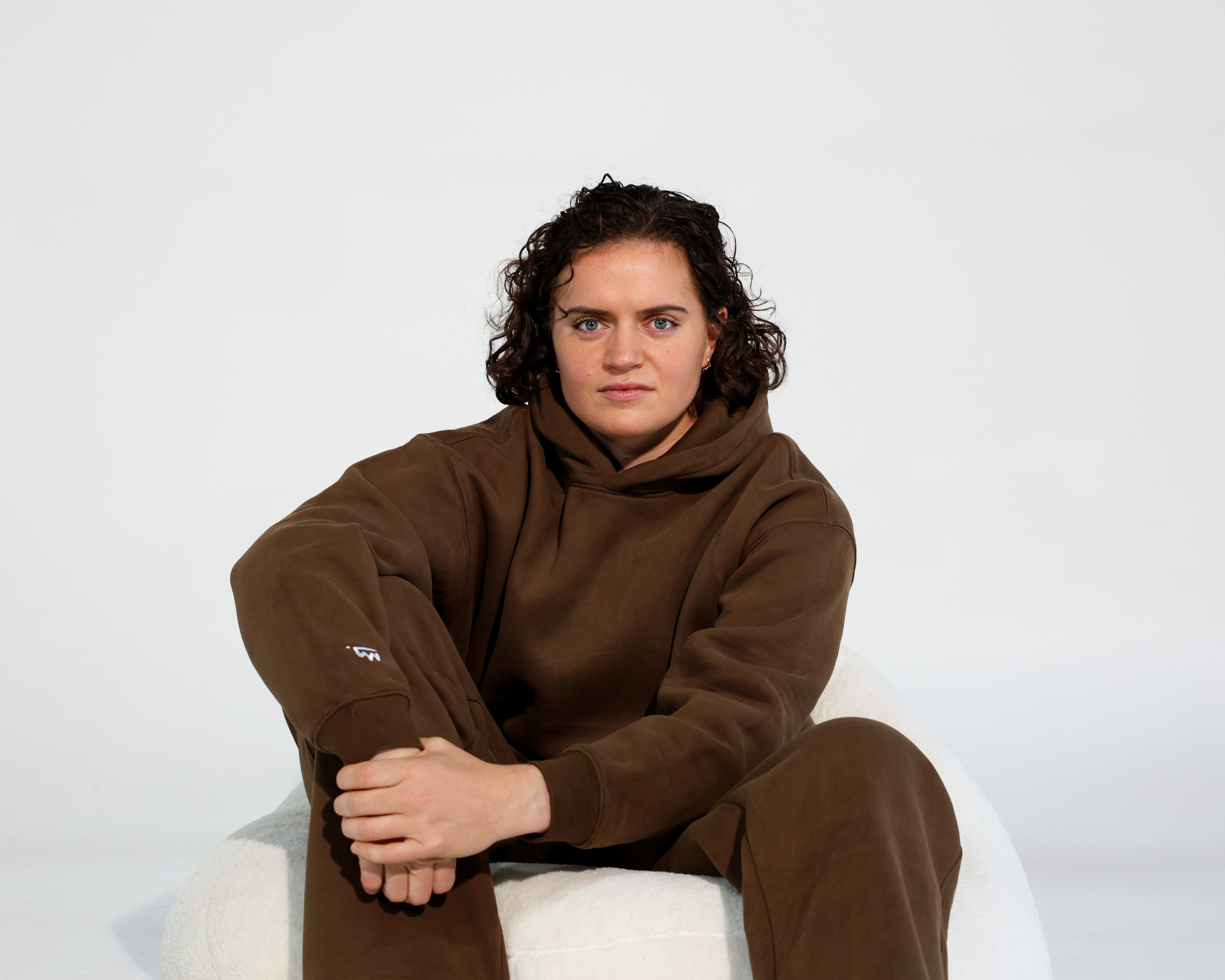 The Art of Staying Present Hood - BROWN