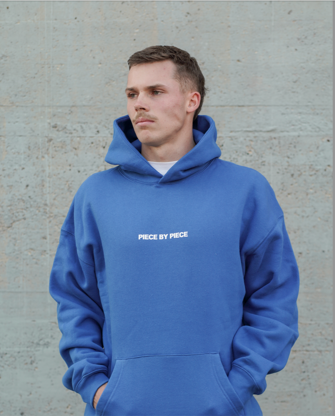 Piece By Piece - Signed Hoodie COBALT BLUE